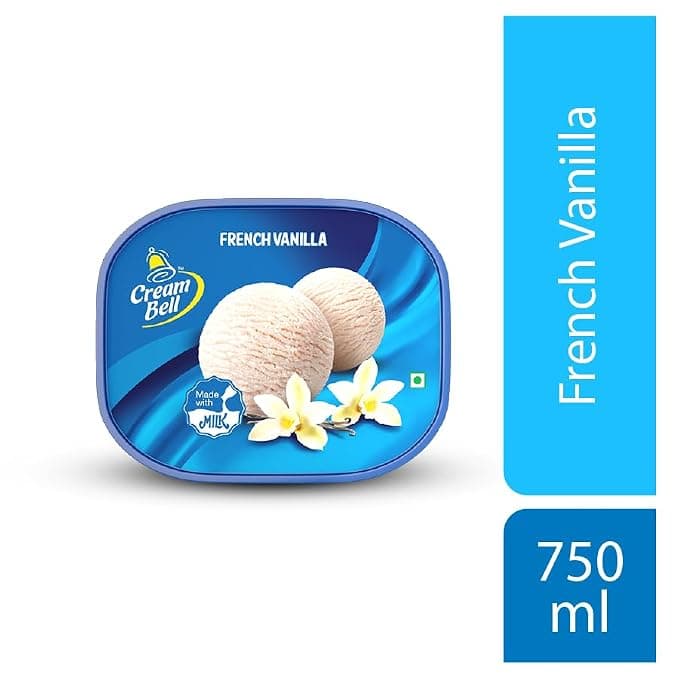 Cream bell  French Vanilla 750ml  Familypack