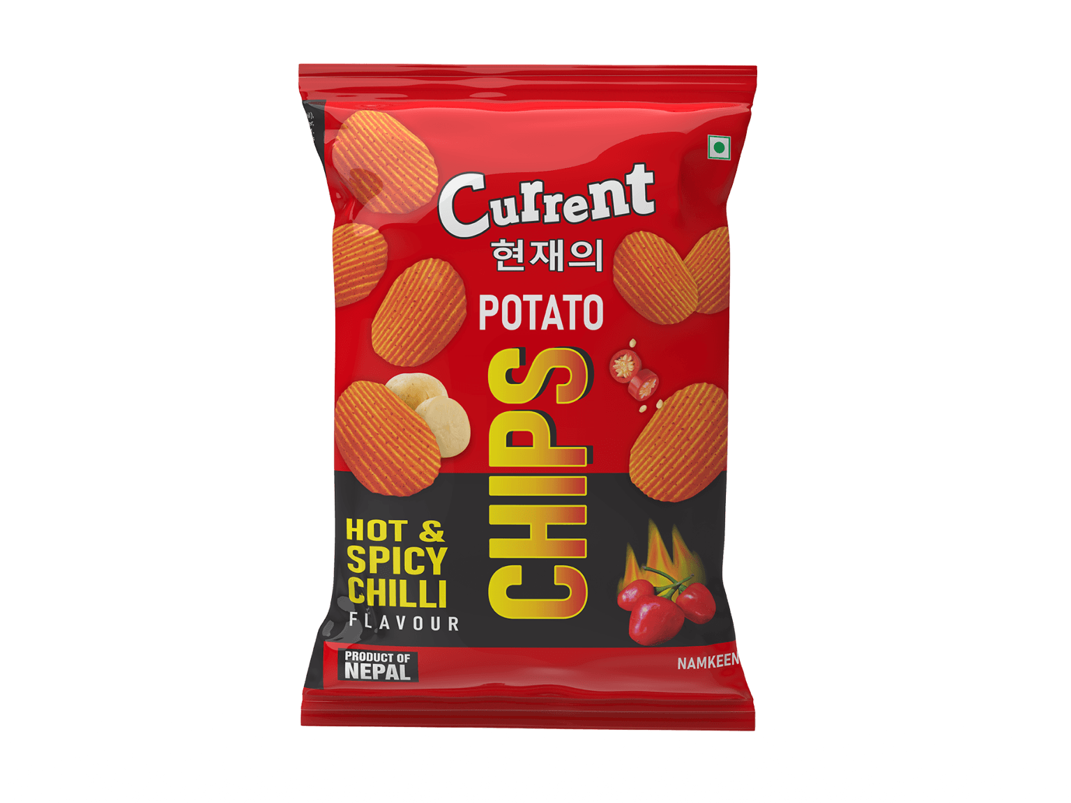 current hot spicy chips(potato)