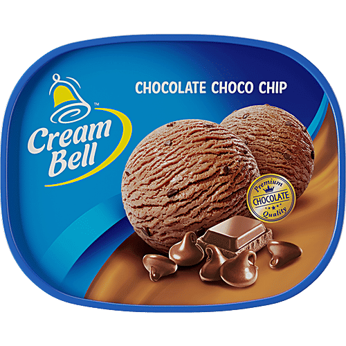 Cream bell Chocolate choco chip 750ml Familypack